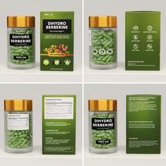 Lifestyle image with supplement bottle and jars