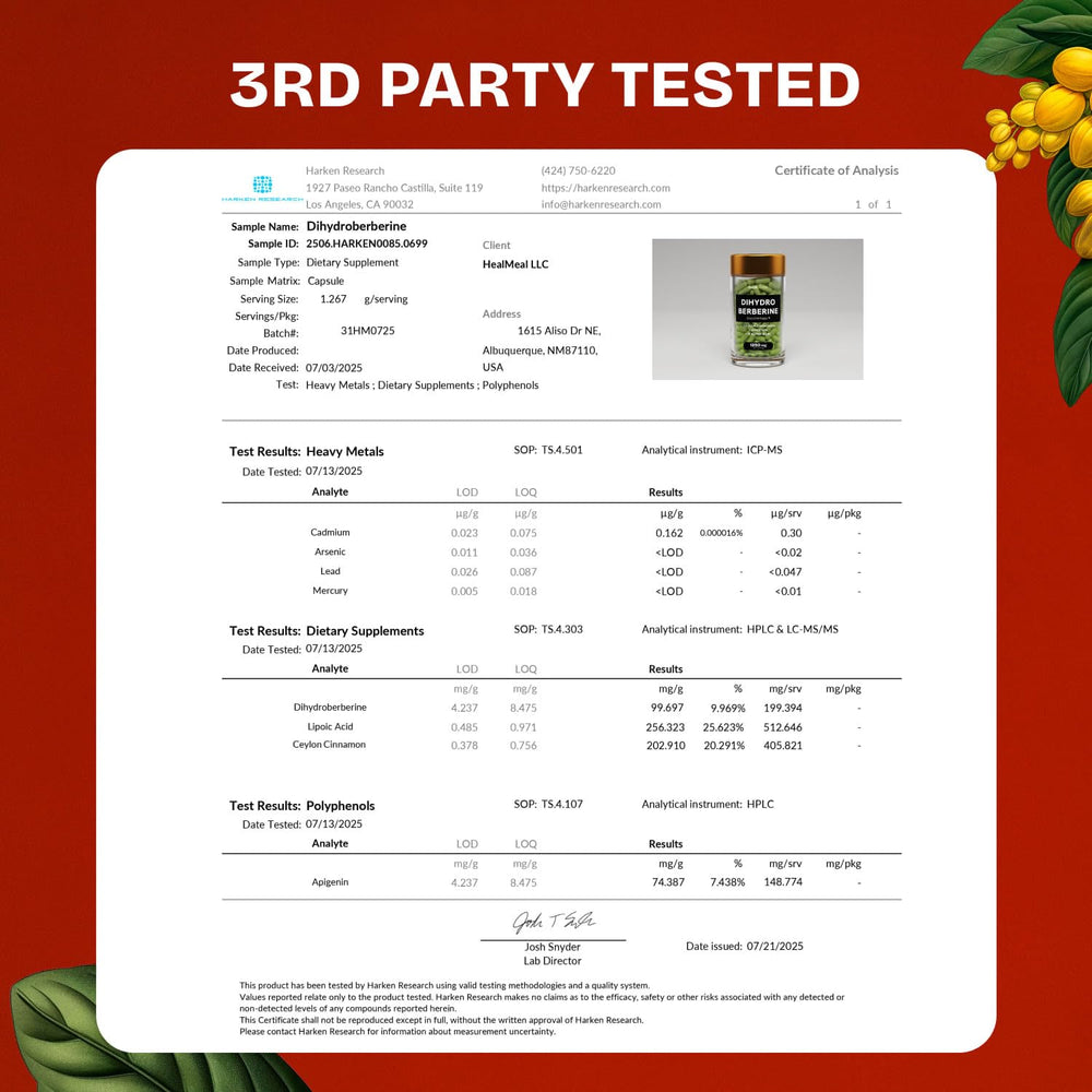 Two-pack HealMeal Dihydroberberine box