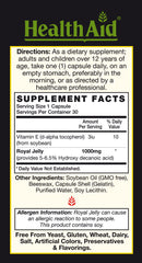 Close-up of Tang Royal Jelly 1000mg softgel capsules