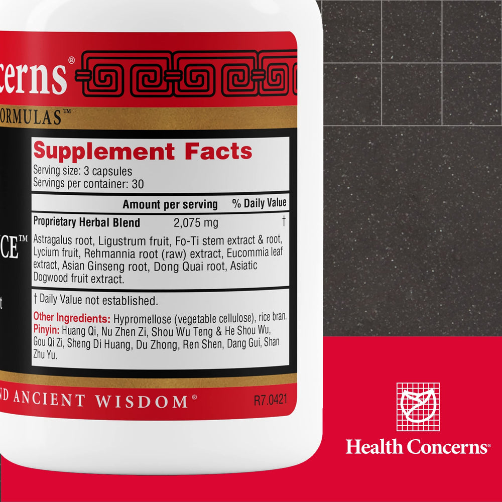 Close-up of Astra Essence product label by Health Concerns