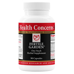 Health Concerns Fertile Garden bottle with herbal blend