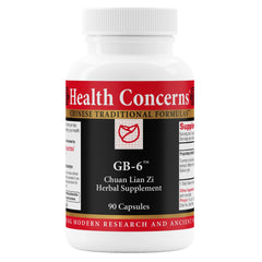 Health Concerns GB-6 bottle front label