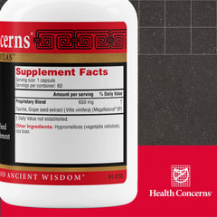 Health Concerns IBP bottle back/label