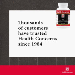 Nutrition facts panel of Health Concerns IBP