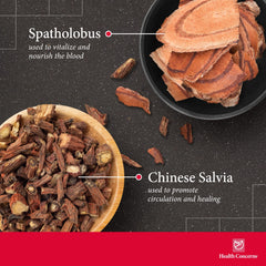 Close-up of Health Concerns Marrow Plus capsules