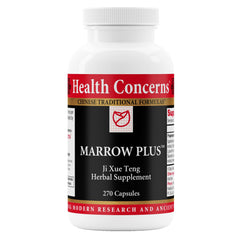 Front label of Health Concerns Marrow Plus bottle
