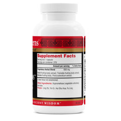 Herbal mushroom blend for immune support and energy