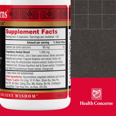 270 capsule bottle for Health Concerns Quiet Digestion