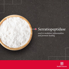 Ingredient blend featuring serrapeptase and herbal components