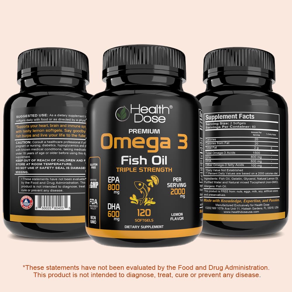 Illustration of omega-3 benefits for immunity and brain health