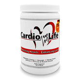 Label on Health Guardian Cardio for Life L-Arginine powder orange tub