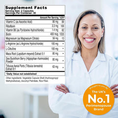 Ingredients: Maca root and Tribulus terrestris