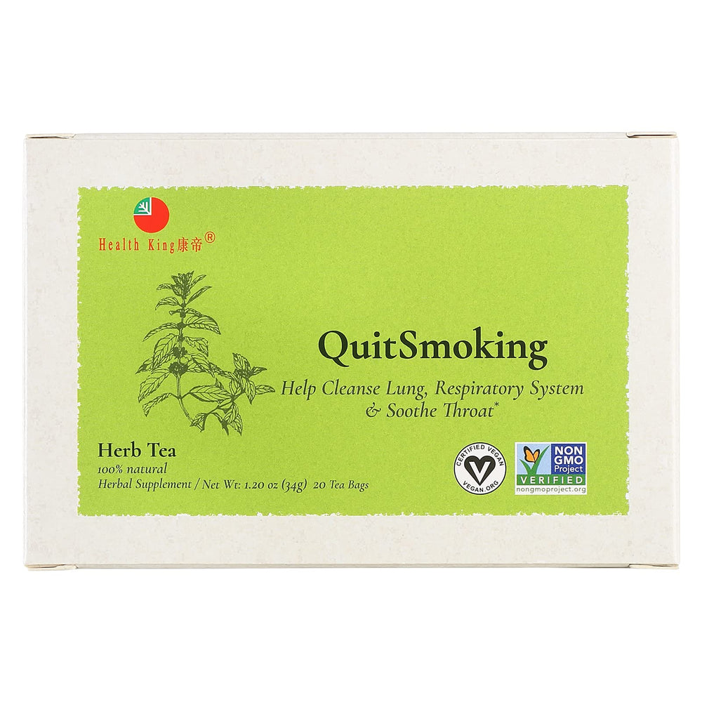 Health King Stop Smoking Tea on a clean surface