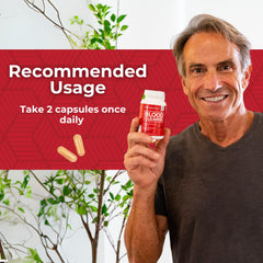 Health Plus Blood Cleanse bottle side view