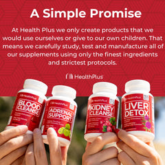 Health Plus Liver Detox ingredients-collection shows complete herbal blend of milk thistle and more