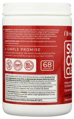 Health Plus Super Colon Cleanse ingredients chart highlights senna, psyllium, fennel, papaya.