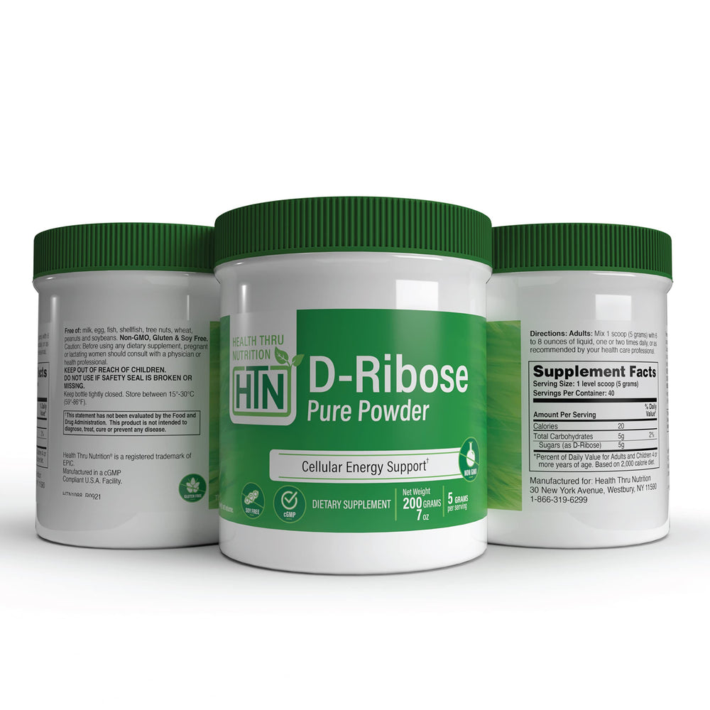 Health Thru Nutrition D-Ribose powder during athletic training demonstrates portable energy support.