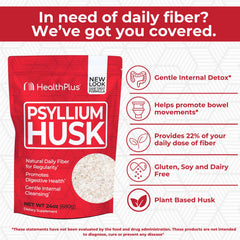Health Plus Psyllium Husk ingredients panel