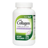 HealthA2Z Multi Collagen bottle and capsules close-up