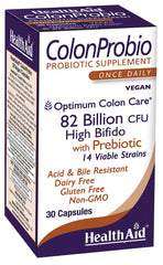 HealthAid ColonProbio 82 Billion Probiotics bottle and packaging