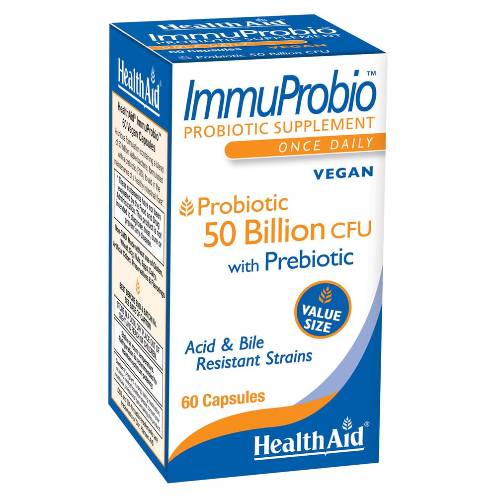 HealthAid ImmuProbio 60 Caps bottle - front view