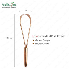 qLoop copper tongue cleaner – 100% pure copper