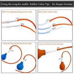 HealthAndYoga open-end enema colon tube - 20 inch, 28 French