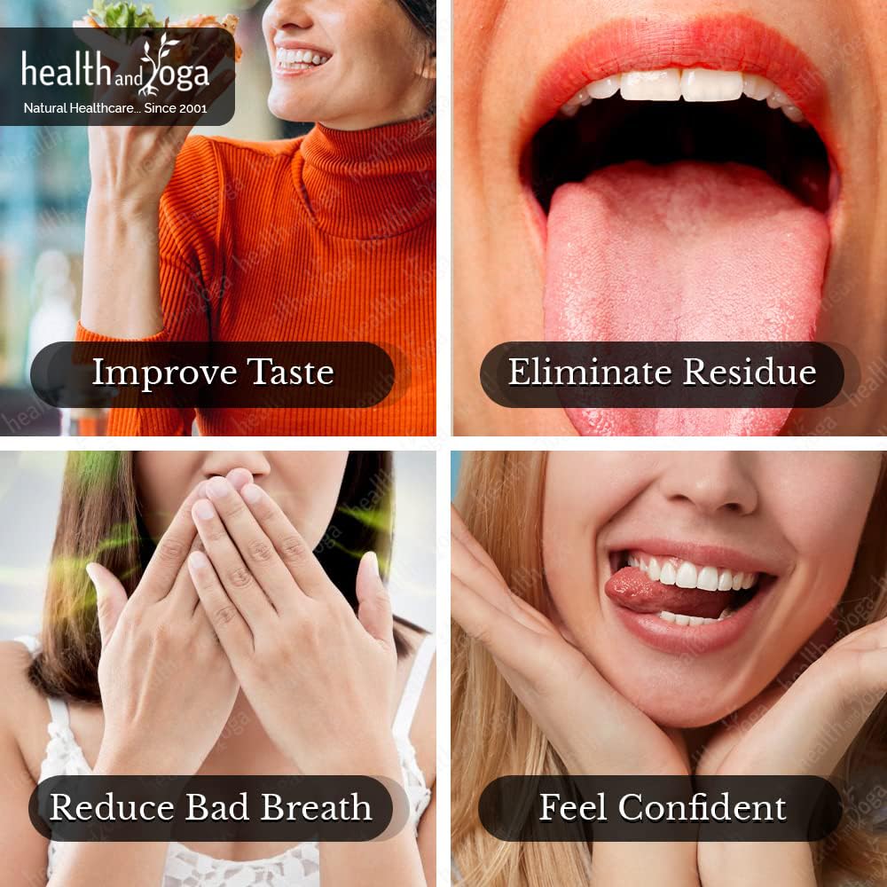 Full set of two copper tongue cleaners