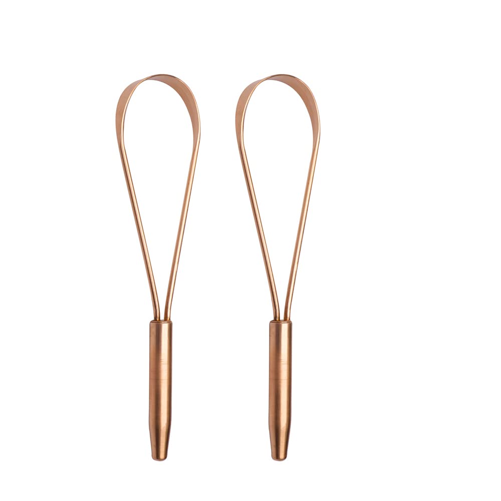 Main HealthAndYoga qLoop Copper Tongue Cleaner set of 2