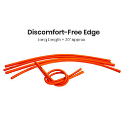 Long colon tube open end edge detail