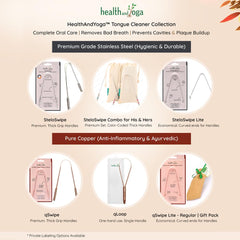 SteloSwipe Lite tongue cleaners stacked in bulk pack