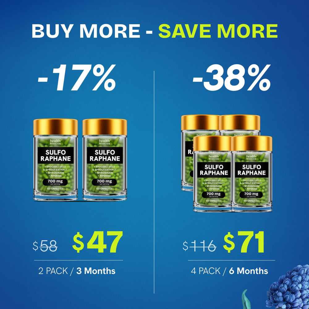 Assorted organic broccoli sprouts and florets