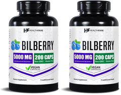 Healthfare Bilberry Eye Supplement bottle hero image