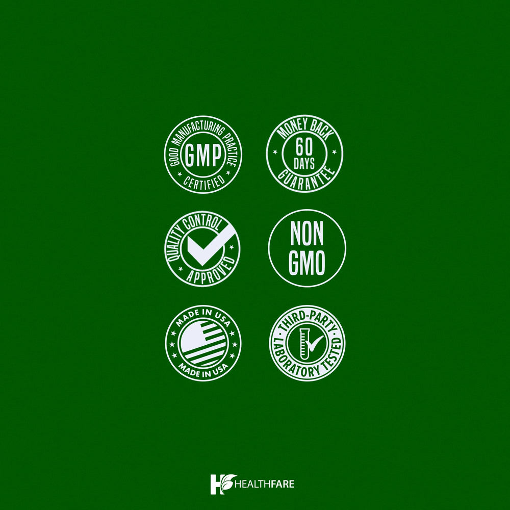 Made in USA quality seal for Healthfare Chlorophyll Capsules