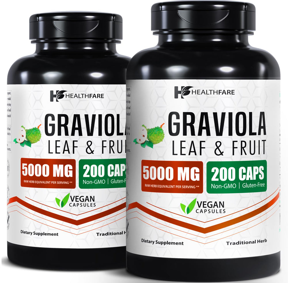 HealthFare Graviola Soursop Extract bottle - Pack of 2