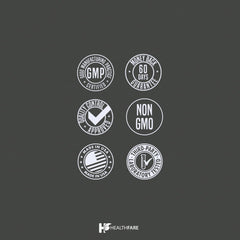 Made in USA seal on HealthFare Lithium Orotate packaging