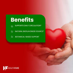 Label detail of Healthfare Rutin 500mg supplement