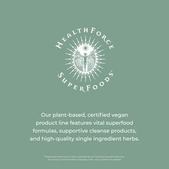 HEALTHFORCE SUPERFOODS bottle on kitchen counter suggesting everyday supplement routine