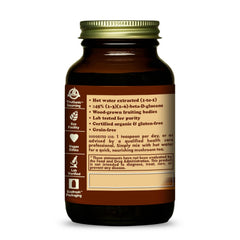Nutrition label on HealthForce Turkey Tail Powder