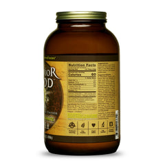 Close-up of Carob flavored powder in a scoop