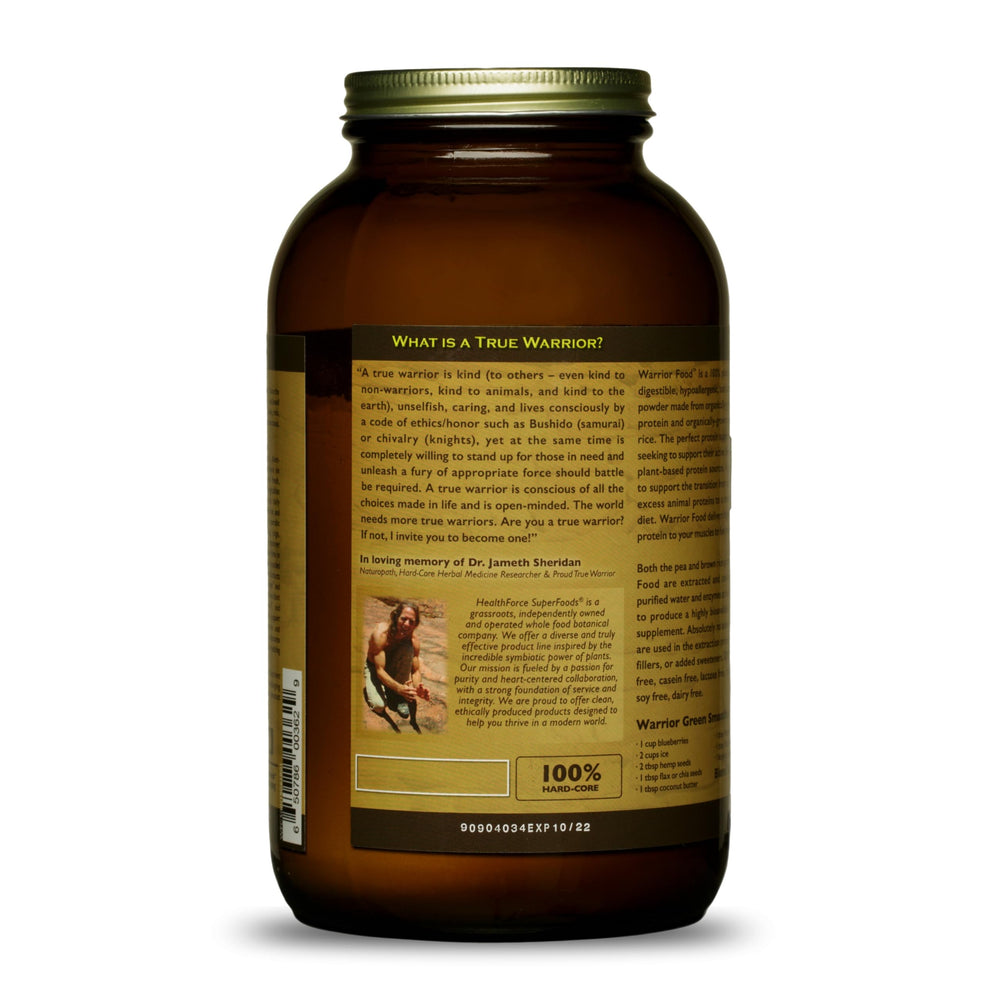 Pea and brown rice protein blend for easy digestion
