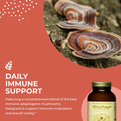 Ingredients and label for MycoForce powder