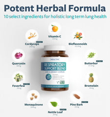 Healths Harmony ingredients quercetin bromelain citrus bioflavonoids promote easier breathing