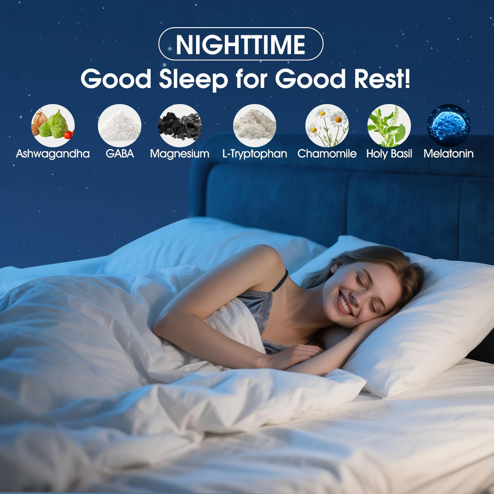 Melatonin sleep support capsules for better rest