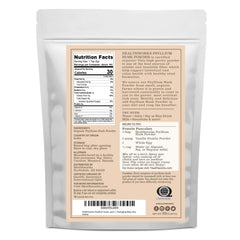 Healthworks Psyllium Husk Powder Organic 32 oz label close-up