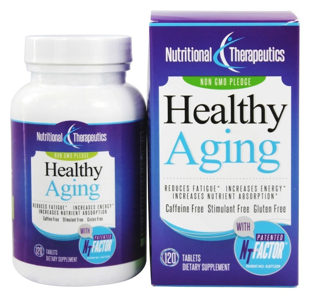 Healthy Aging with NTFactor product packaging