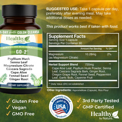 Healthy by Nature 15-day gut cleanse pack highlights comprehensive detox support