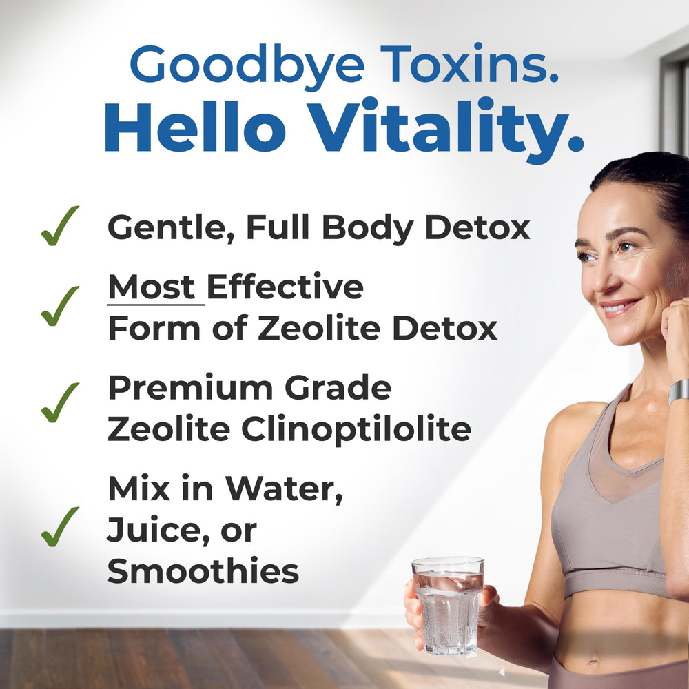 Healthy by Nature HolyLand Zeolite 400-gram pack offering cost-effective detox and energy support