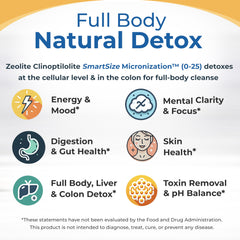 Healthy by Nature HolyLand Zeolite bottle on shelf shows natural ingredients and wellness potential