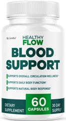 Healthy Flow Blood Support bottle with label